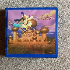 Vintage 1990s Disney Aladdin Jasmine Fashion Doll Carrying Case Storage Playset
